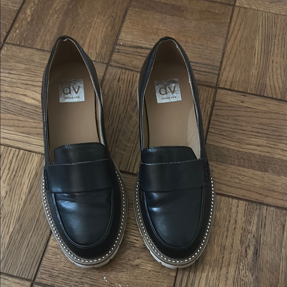Dolce Vita Black Loafers